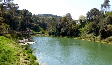 pantano de vallvidrera camí del pantà barcelona